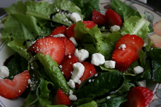 Strawberry Goat Cheese Salad